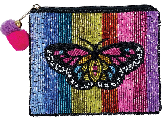 Handmade Artisan Coin Bags-Butterfly