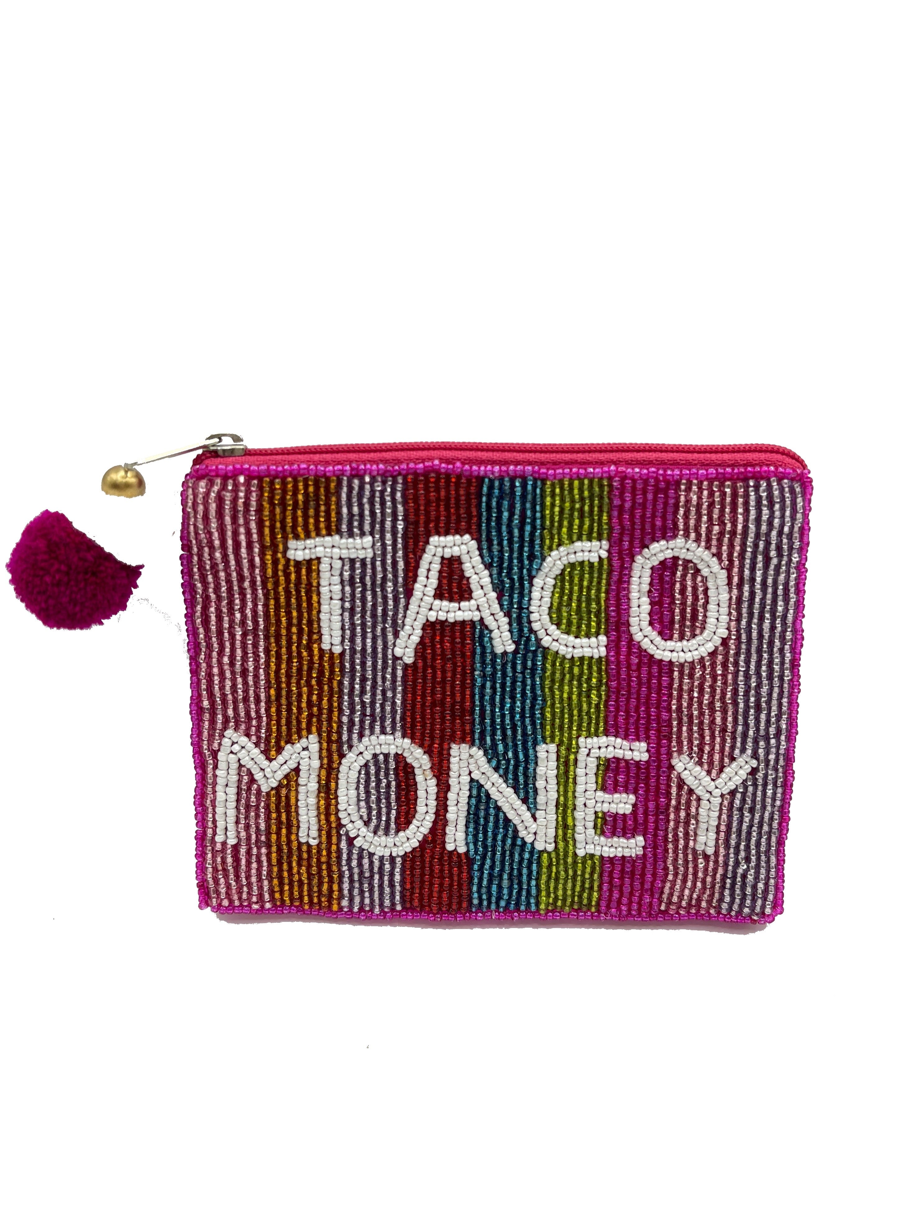 Handmade Artisan Coin Bags Taco Money